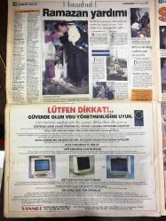SABAH İSTANBUL GAZETESİ - 31 Aralık 1997 - PERPA ÇÖPE BOĞULDU - ERDAL BİLALLAR - KARİKATÜRİST İBRAHİM SARI - TARIK AKAN VE ÇOCUKLARI - RAMAZAN AYI, YALI CAMİİLERİ YAZI DİZİSİ - İNTERBANK KUMBARALARI - İLKSERNİT REKLAMI - YILDIZ KISA - RECEP ŞEKER - SANİYE ERGÖNÜL - AHMET BAHADIRLI - SERDAR CANİPEK - MEHMET SEVEN, RECEP DEMİRTAŞ - KEMAL GÜLER - GALERİ TURAN - 1997 YILBAŞI ALIŞVERİŞ REHBERİ - KOSKA HELVALARI NOSTALJİK SATIŞ - HALDUN DORMEN - CİHAN ÜNAL - KİLER HİPERMARKETLERİ AKTÜELİ