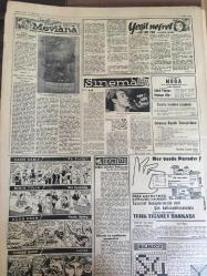 YENİ SABAH GAZETESİ 21 EKİM 1958 YIL :21 SAYI :7051--Kıbrıs da Üç Türk Öldürüldü --İnönü ,Zile de ki Durumu İzah  Etti --Menderes İnönü ye Uşak ta  cevap verdi --Liseyi Pekiyi ile  bitiren  bazı talebeler  üniversiteye giremedi --Zamlı  dolmuş  tarifesi  bugün  mer 'iyete  giriyor --Orta Halliyi Düşündüm :Siyavuşgil ---Hür .Pa.Kongresi Gelecek Ayın Sonunda Toplanacak --Sinema :Kin  ,Cehennem  Yarışı --Mili Takımımız  Yarın Brüksel 'e Uğurluyoruz --Belçika Futbolu --Haftanın Yegane Maçı :Adalet -Beyoğlu Spor --Fenerbahçe  Kulübü 80.000 Kişilik Stad Yapılıyor --Beşiktaş  muhalifler tekrar toplanıyorlar ---