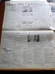Yeni İstanbul Gazetesi - 2 Nisan 1953 - Mustafa Nermi - Kore'de Mütareke Temasları Başladı - İngiliz Dışişleri Bakanı Eden 7 Nisan'da Geliyor - Suriye'nin Hatay'a Dair Yeni Ve Çirkin İddiaları - Fenerbahçe Atina'da İlk Maçı 3 0 Kazandı - Mısır Ortadoğu Paktına Girmiyor - Bolu Dağlarında Bir Tarzan Kız Ele Geçirildi - Küçük İnsanlar Yazan Faik Baysal Yazı Dizisi - Dünya Meseleleri Sıra Malenkov'da - Sanatkâr Hazım Körmükçü Dün Anılmadı - Saint Benoit Hadisesinin Tahkikatı - İstanbul'da Daimi Bir Panayır Açılacak - Lanetli Mahalle Yazan Mehmet Davaz Yazı Dizisi - Başbakan Adnan Menderes İzmir'de - Subaylar 10 Yılda Emekliye Ayrılabilecekler - Yeni İstanbul'un Hikayeleri Bir Hasta Hikayesi Yazan Sabri Akdeniz - İktisadi Bahisler Yeraltı Servetlerimiz -  İslam Memleketleri Yazan Fikret Adil Yazı Dizisi - Türkiye'de İlk Demiryolu - Merkez Bankasında İthalatçı Tacirler - Avusturya'nın Türkiye'den Alacağı Mallar - Mediator Radyo - Arı Unları - Puro Tuvalet Sabunları - Gripin - Dermojen