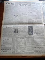 Yeni İstanbul Gazetesi - 2 Nisan 1953 - Mustafa Nermi - Kore'de Mütareke Temasları Başladı - İngiliz Dışişleri Bakanı Eden 7 Nisan'da Geliyor - Suriye'nin Hatay'a Dair Yeni Ve Çirkin İddiaları - Fenerbahçe Atina'da İlk Maçı 3 0 Kazandı - Mısır Ortadoğu Paktına Girmiyor - Bolu Dağlarında Bir Tarzan Kız Ele Geçirildi - Küçük İnsanlar Yazan Faik Baysal Yazı Dizisi - Dünya Meseleleri Sıra Malenkov'da - Sanatkâr Hazım Körmükçü Dün Anılmadı - Saint Benoit Hadisesinin Tahkikatı - İstanbul'da Daimi Bir Panayır Açılacak - Lanetli Mahalle Yazan Mehmet Davaz Yazı Dizisi - Başbakan Adnan Menderes İzmir'de - Subaylar 10 Yılda Emekliye Ayrılabilecekler - Yeni İstanbul'un Hikayeleri Bir Hasta Hikayesi Yazan Sabri Akdeniz - İktisadi Bahisler Yeraltı Servetlerimiz -  İslam Memleketleri Yazan Fikret Adil Yazı Dizisi - Türkiye'de İlk Demiryolu - Merkez Bankasında İthalatçı Tacirler - Avusturya'nın Türkiye'den Alacağı Mallar - Mediator Radyo - Arı Unları - Puro Tuvalet Sabunları - Gripin - Dermojen