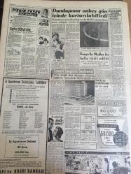 YENİ SABAH GAZETESİ  14 EKİM1958 YIL :21 SAYI :7044--Hayırlıoğlu 'nun basın  toplantısı ----Başvekil Turgutlu da Meclis Reisi de  İzmit de Konuştular --Ticaret Lisesi Mezunları Zor Durumda Kaldı --NATO ,Kıbrıs  meselesini  tekrar müzakere  ediyor --Öncü atmosfere girecek  yandı --Bu  tarafımız  zayıf---Et  ihracı  et fiyatını  artıracak --Dumlupınar on beş gün içinde  kurtarılabilirdi --Emek Sinemasında :Kin --Şeref Görkey Beşiktaş Artık Eski Beşiktaş Olamaz Diyor --Basketbol Milli Maçları Programı Dün Açıklandı --Milli Namzetler 2. Lig Karması ile Oynuyorlar --Galatasaray Ankara da Beşiktaş la  Oynayacak --