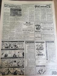 YENİ SABAH GAZETESİ  14 EKİM1958 YIL :21 SAYI :7044--Hayırlıoğlu 'nun basın  toplantısı ----Başvekil Turgutlu da Meclis Reisi de  İzmit de Konuştular --Ticaret Lisesi Mezunları Zor Durumda Kaldı --NATO ,Kıbrıs  meselesini  tekrar müzakere  ediyor --Öncü atmosfere girecek  yandı --Bu  tarafımız  zayıf---Et  ihracı  et fiyatını  artıracak --Dumlupınar on beş gün içinde  kurtarılabilirdi --Emek Sinemasında :Kin --Şeref Görkey Beşiktaş Artık Eski Beşiktaş Olamaz Diyor --Basketbol Milli Maçları Programı Dün Açıklandı --Milli Namzetler 2. Lig Karması ile Oynuyorlar --Galatasaray Ankara da Beşiktaş la  Oynayacak --