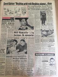 YENİ SABAH GAZETESİ  14 EKİM1958 YIL :21 SAYI :7044--Hayırlıoğlu 'nun basın  toplantısı ----Başvekil Turgutlu da Meclis Reisi de  İzmit de Konuştular --Ticaret Lisesi Mezunları Zor Durumda Kaldı --NATO ,Kıbrıs  meselesini  tekrar müzakere  ediyor --Öncü atmosfere girecek  yandı --Bu  tarafımız  zayıf---Et  ihracı  et fiyatını  artıracak --Dumlupınar on beş gün içinde  kurtarılabilirdi --Emek Sinemasında :Kin --Şeref Görkey Beşiktaş Artık Eski Beşiktaş Olamaz Diyor --Basketbol Milli Maçları Programı Dün Açıklandı --Milli Namzetler 2. Lig Karması ile Oynuyorlar --Galatasaray Ankara da Beşiktaş la  Oynayacak --