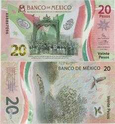 MEKSİKA HATIRA 20 PESO 2021. İSPANYA'DAN BAĞIMSIZLIĞIN 200 YILI ANISINA POLİMER ( PLASTİK ) PARA ÇİL (7)