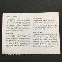 2 EKİM 2008 -TAKVİM YAPRAĞI-DOĞUM GÜNÜ HEDİYESİ-KUVEYT TÜRK  TAKVİMİ,İNGİLİZ BİRLİKLERİ İSTANBULDAN AYRILDI,1923,RAMAZAN BAYRAMI 3.GÜN,BAYRAM ZİYARETLERİ,BİR NASİHAT,GÜNÜN TARİHİ İŞGAL KUVVETLERİ İSTANBULU TERK EDİYOR,KISSADAN HİSSE