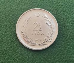 2 BUÇUK LİRA 1978 (DÜZ) YÜKSEK KONDİSYON ÇİL+++