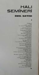SÜMERBANK Aylık Endüstri ve Kültür Dergisi, Ekim 1965, Sayı: 49-52, HALI SEMİNERİ ÖZEL SAYISI