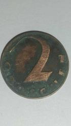 AVUSTURYA 1929 2 GROSCHEN