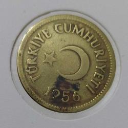 1956 25 KURUŞ MADENİ PİRİNÇ ORİJİNAL 4T2YY1V NADİRDİR