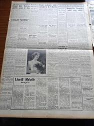Yeni İstanbul Gazetesi - 18 Mart 1953 - Amerika'da 35. Atom Tecrübesi - Malenkov Peyklerde Tasfiyeye Başladı - Mareşal Tito Kraliçe Elizabeth İle Öğle Yemeği Yedi - Ordulararası Futbol Birinciliği Fransa Ve İtalya Yenildi - Bugün Temeli Atılacak Çanakkale Abidesinin Maketi - İrtica İle Mücadele İçin Bir Kanun Tasarısı Hazırlandı - Mahkumlar İçin Yeni Bir Çalışma Sistemi Kuruluyor - Hikmet Bayur'un Millet Partisi'nden İstifası Çok Muhtemel - Küçük İnsanlar Yazan Faik Baysal Yazı Dizisi - Büyük Kardeşim Atatürk Anlatan Makbule Atadan Yazı Dizisi - 1001 Gece Masalları Kamer Ül Zaman Çeviren Reşad Nuri Darago Yazı Dizisi - Akbank - Memleket Ve Dünya Borsa Ve Piyasaları - İstanbul Şehir Tiyatrosu Aleyhine Açılan Bir Dava- Lanetli Mahalle Yazan Mehmet Davaz Yazı Dizisi - Üniversitelerde Kızılay Şubeleri Açılıyor - Fenerbahçe Antrenörü Szeckelly - Güreş Federasyonu Reisi Vehbi Emre'nin Yeni Demeci - Grekoromenci Ali Özdemir - Arap Ansiklopedisi Hazırlığı - Türkiye İş Bankası - Dermojen