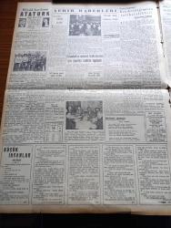 Yeni İstanbul Gazetesi - 10 Mart 1953 - Mustafa Nermi - Stalin'in Cenaze Töreni Dün Moskova'da Yapıldı - Türk Heyeti Paris'te - Mareşal Tito'nun Gizli Tutulan Seyahati - John Foster Dulles Stalin'in Ölümünü Hayırlı Buluyor - Malatya Suikastı Sanıkları Dün Ankara'ya Getirildiler - Cumhurbaşkanı Celal Bayar Eğitim Vekili Tevfik İleri İle Görüştü - Küçük İnsanlar Yazan Faik Baysal Yazı Dizisi - Büyük Kardeşim Atatürk Anlatan Makbule Atadan Yazı Dizisi - Saim Arıkan Güreş Takımı Antrenörü Oldu - Kerim Ömer Çağlar - Okullarda Test Usulünün Tatbiki İçin Dünkü Toplantı - 14. Devlet Resim Ve Heykel Sergisi 15 Nisan'da Açılacak - Fransız Ordu Takımı 12 Mart'ta Gelecek - İsrail Araştırmalar Müşavirliği - Amerika'nın Sesi Radyosu Türkçe Yayınları - 1001 Gece Masalları Kamer Ül Zaman Çeviren Reşad Nuri Darago Yazı Dizisi - İkinci Bir Pearl Harbour Faciası Daha Olabilir Mi - Sana Nebati Margarin - Hoover Elektrik Süpürgesi - Çapamarka - Gripin - Boksör Rocky Marciano'nun Antrenman Arkadaşı Türk