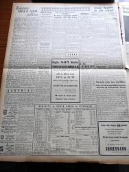 Yeni İstanbul Gazetesi - 10 Mart 1953 - Mustafa Nermi - Stalin'in Cenaze Töreni Dün Moskova'da Yapıldı - Türk Heyeti Paris'te - Mareşal Tito'nun Gizli Tutulan Seyahati - John Foster Dulles Stalin'in Ölümünü Hayırlı Buluyor - Malatya Suikastı Sanıkları Dün Ankara'ya Getirildiler - Cumhurbaşkanı Celal Bayar Eğitim Vekili Tevfik İleri İle Görüştü - Küçük İnsanlar Yazan Faik Baysal Yazı Dizisi - Büyük Kardeşim Atatürk Anlatan Makbule Atadan Yazı Dizisi - Saim Arıkan Güreş Takımı Antrenörü Oldu - Kerim Ömer Çağlar - Okullarda Test Usulünün Tatbiki İçin Dünkü Toplantı - 14. Devlet Resim Ve Heykel Sergisi 15 Nisan'da Açılacak - Fransız Ordu Takımı 12 Mart'ta Gelecek - İsrail Araştırmalar Müşavirliği - Amerika'nın Sesi Radyosu Türkçe Yayınları - 1001 Gece Masalları Kamer Ül Zaman Çeviren Reşad Nuri Darago Yazı Dizisi - İkinci Bir Pearl Harbour Faciası Daha Olabilir Mi - Sana Nebati Margarin - Hoover Elektrik Süpürgesi - Çapamarka - Gripin - Boksör Rocky Marciano'nun Antrenman Arkadaşı Türk