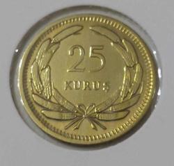 1956 PİRİNÇ 25 KURUŞ ORİJİNAL MADENİ PARA ÇİLL 2G1R1AA ÇİLİ PEK BULUNMAZ