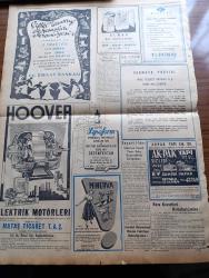 Yeni İstanbul Gazetesi - 19 Temmuz 1952 - Esir Şehrin İnsanları Yazan Nureddin Demir (Kemal Tahir) Yazı Dizisi - Helsinki Olimpiyatı Bugün Büyük Merasimle Açılıyor - Medrano Sirki - Cemal Özgen Musiki Topluluğu - Türk Amerikan Ticaret Anlaşması Nihayete Eriyor - İzmir Demokrat Partisi Divan Üyeleri Arasında da İkilik Çıktı - Mustafa Nermi - Fullbright Anlaşması Gereğince 15 Öğretmen Dün Amerika'ya Gitti - Başbakan Adnan Menderes'i Ölümle Tehdit Eden Hasan Tibet Dün Mahkum Oldu - İzmir'de Verem Yüzde 90'dan Yüzde Bire İnmiş Bulunuyor - Kore'de Şehit Düşen Üsteğmen Osman Gürel'in Eşine Madalya Verildi - Bozcaadada Bir Üzüm Ve Şarap Bayramı Tertip Edildi - Elazığ'da Elektrik Santrali İnşaatı - Sivil Havacılıkta Yeni Bir Merhale - Yüzdeki Kırışıklığı Gideren Yeni Bir Krem - Avrupa Koyunlarında Yeni Bir Hastalık - Ziraat Bankası - Hoover Elektrik Motorları - Minerva Dikiş Makinesi