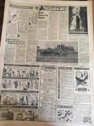 YENİ SABAH GAZETESİ 21 MAYIS 1958  YIL :21 SAYI :6901---D.P ile CHP 'nin arası  tekrar açıldı --İstimlak borçları  vaktinde ödenecek --Cezayir de  donanma asilere iltihak etti --İzmir de büyük bir  döviz kaçakçılığı  ---Taksim  kararımızdan asla  vazgeçmeyeceğiz --Bursa  Uludağ teleferik  hattı  bugün  açılıyor --İlk Türk malı  dikiş makinesi  piyasaya çıktı --Piyasaya 18 bin  Cumhuriyet  Altını  Daha Sürüldü --Sinemalar : Taksim :Ceylan Emine ,Şan :Son Köprü ,Elhamra: Çıplak Ayaklı Kontes ---Esnafın da  öğle tatili  1,5  çıkarılacak --KOÇSİS Fenerbahçe 'de oynamak  istiyor --Lefter  yine kan çıbanı  çıkarmağa başladı --Galatasaray  yarın  Lokomotif 'le  oynuyor --Avrupa şampiyonasında ilk on  arasına gireriz --Faik Gökay FİFA 'ya  müracaatta  bulundu --Merih  I.Spor  dan  bonservis  istedi ---