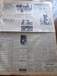 Yeni İstanbul Gazetesi - 16 Temmuz 1952 - Esir Şehrin İnsanları Yazan Nureddin Demir (Kemal Tahir) Yazı Dizisi - General Collins Kore Cephesinin Teftişinden Döndü - Dünkü Basketbol Maçında İtalya'ya Yenildik -  Cumhurbaşkanı Celal Bayar Dün Sergiyi Gezdi - Medrano Sirki - Genel Özgen Musiki Topluluğu - İkinci Olimpiyad Kafilemiz Dün Yeşilköy'de Törenle Uğurlandı - Kasım Gülek Dün Adıyaman'da Çürük Domates Yağmuruna Tutuldu - Şehir Hattı Vapurlarının Kömür Meselesi - Vecihi Yazıcı - Bedii Faik - Şili'de Amerika Aleyhinde Dün De Nümayiş Yapıldı - Troçki'nin Katili Serbest Bırakılıyor - Olimpiyat Kampında Şimdi 27 Millet Var - Fındık Baremi - Leonardo Da Vinci'nin 500. Ölüm Yıldönümü - Basketbolda Yunanistan İsrail'i Mağlup Etti - Türk Mısır Maçı İçin Gazeteler Ne Yazıyor - Zündapp Motosikletleri - Gripin - Omega - Linde Alman Buzdolabı - Çapamarka