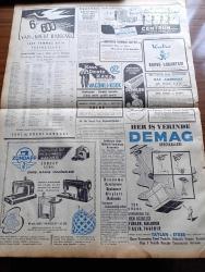 Yeni İstanbul Gazetesi - 15 Temmuz 1952 - Mustafa Nermi - Cumhurbaşkanı Celal Bayar Medrano Sirkinde - Kore'de Kara ve Hava Harekatı Geniş Ölçüde Devam Ediyor - Basketbolda Mısırlılara 64 45 Yenildik - Türkiye Yardım Misyonu Başkanı Mr. Dayton Dün Şehrimize Geldi - Türkiye'nin En Büyük Barajı İnşa Ediliyor - Hac Seferleri Durduruldu - Hindistan'da Bir Türk Şairi Emir Khusro Dün Anıldı - Amerika Büyük Bir Uçak Gemisi İnşa Ediyor -  Rize Futbol Sahasına Kavuştu - Işıklı Barajı Menderes Ovasının İhtiyacını Tamamlayacaktır -  Mona Lisa'nın Bir Görünüşü - Leonardo Da Vinci - Yeni İstanbul 1952 Helsinki Olimpiyatında - Ruslar Helsinki'de 20 Altın Ve 25 Gümüş Madalya Kazanmayı Ümit Etmektedirler - Olimpiyattan Fotoğraflar - Büyük Batı Bestekarlarından Schumann - Ordusuz General - Zündapp Motosikletleri - Demag Cereskalleri - Centrum Oto Radyoları - Dermojen