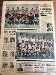 YENİ SABAH GAZETESİ  29 EKİM 1963  YIL :26 SAYI :8816---Yeni İcra -İflas Kanunu Komisyonda  Kabul Edildi--Anjelik Aşkı --İstanbul 'un Nüfusu Günde 2500 Artıyor --1 Ay Önce İltica Eden Bulgar İade Edildi --Selçuk  kazılarında Sokrat ve Eflatunun  portreleri  bulundu --İki Topal  Dilencinin  Kurduğu Bir Esrar Şebekesi Yakalandı --Seyahat ,Ya Resulüllah :Siyavuşgil --55 Ağanın bütün  mallarının tamamen  iadesi  teklif edildi --Sinemalar :Atlas :Kanlı Öç ,Emek :Sonsuz Aşk --İnci :Korkusuz Kabadayı --Almanya :3 Türkiye : 0--Antrenör B.Şit 'in  dalgınlığı  bizi bir  şampiyonluktan  etti --Beylerbeyi  ve Bursa Spor Galip --Futbolda   finali  bugün İtalya ile Oynuyoruz --Başarılı Aktör Metin Serezli Bir Zamanlar Fenerbahçe de Oynamıştı --Dünün Ayrancısı  Bugünün  Müzik  Direktörü Oldu --H.Baradan  50 Bin Liraya Sigortalı Saçlarını Kara Yılan Uğruna Kesecek --Konuşma :Nedret Güvençle -G.Birliği bu sezonda Başa Güreşecek Ekipler Arasındadır ----Napoli de iki  nesil bir gaye için öalıştı --