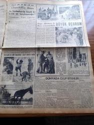 Yeni İstanbul Gazetesi - 5  Temmuz 1952 - Mustafa Nermi - Esir Şehrin İnsanları Yazan Nureddin Demir (Kemal Tahir) Yazı Dizisi - Yunanistan Ve Kıbrıs'ta Yine Mitingler Yapıldı - Arjantin Madam Peron İçin Yasta - Dün Kore'de Büyük Hava Çarpışması - Topraksız Köylüye Bu Yıl 1 Buçuk Milyon Dönüm Arazi Dağıtılacak - Sendikalar Merkez Binasındaki Atatürk Heykeli Parçalandı - Medrano Sirki Şişli'deki Çocuk Hastanesi'nde Temsil Verecek - Yunan Piskoposu Venizelos Birleşmiş Milletler'e Başvuracak - Yakındoğu Memleketleri Buğday Islahı Konferansı - İzmir Fuarına İştirak Edecek Olan Devletler - İngiltere İspanya'ya Silah Satacak - Sudanın Beyaz Serveti Pamuk - Zeytin Ve Zeytinyağı İstihsalimiz -  Churchill'in İhtarı - Doğu Almanya İle Batı Arasındaki Büyük Uçurum - Dünyada Olup Bitenler - Odeon Mağazaları - Hoover Elektrikli Çamaşır Makinası - Güldner Dizel Motorları - Türkiye Güzeli Gelengül Tayfuroğlu Amerika'dan Döndü - İngiliz Atom Bombası Güney Afrika'da