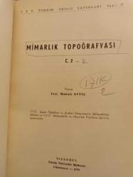 Mimarlık Topoğrafyası Cilt 1 - Mimarlık Topoğrafyası 2 ( İki Kitap Bir Arada)