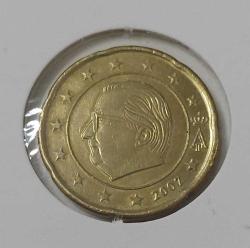 2007 BELÇİKA 20 EURO CENT ORİJİNAL MADENİ PARASI ÇİLALTI ÇÇ2V1R2 NADİRDİR