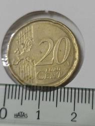 2007 BELÇİKA 20 EURO CENT ORİJİNAL MADENİ PARASI ÇİLALTI ÇÇ2V1R2 NADİRDİR