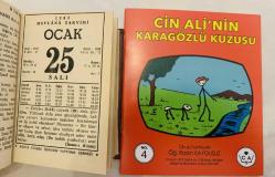 25 Ocak 1983 hediyelik orijinal Mevlana takvim yaprağı (Cin Ali kitabı hediyeli:)