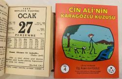 27 Ocak 1983 hediyelik orijinal Mevlana takvim yaprağı (Cin Ali kitabı hediyeli:)
