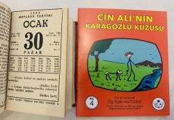30 Ocak 1983 hediyelik orijinal Mevlana takvim yaprağı (Cin Ali kitabı hediyeli:)