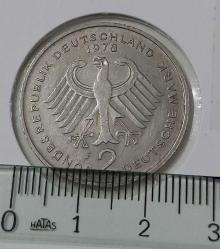 1978-F BATI ALMANYA DEUTSCHE 2 MARK ORİJİNAL MADENİ PARASI NADİR HARFLISI ÇİLALTI UUU2EE3 ÇOK NADİR