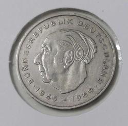 1975-J BATI ALMANYA DEUTSCHE 2 MARK ORİJİNAL MADENİ PARASI ÇİLALTI ĞĞĞ2R2 ÇOK NADİR