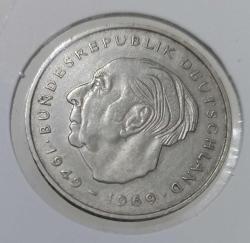 1975-J BATI ALMANYA DEUTSCHE 2 MARK ORİJİNAL MADENİ PARASI ÇİLALTI ĞĞĞ2R2 ÇOK NADİR