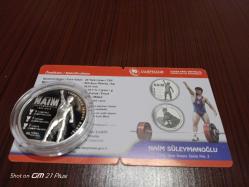NAİM SÜLEYMANOĞLU TÜRK SPOR İNSANI HATIRA GÜMÜŞ
