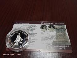 Antalya Müzesi 100.yıl Hatıra Gümüş Para Çil