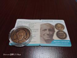 Nejat Uygur bronz hatıra parası