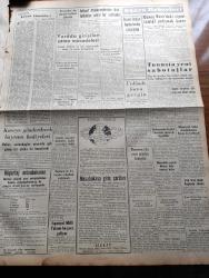Yeni İstanbul Gazetesi - 6 Haziran 1952 - Mustafa Nermi - General Eisenhower Harbin Genişlemesini İstemiyor - Fransa'da Dün Kızıllar Yine Mağlup -  Halk Partisinin Kanunsuz Aldığı Paralar Hakkında Yeni Bir Teklif - Amerika Sovyetleri Dün De Protesto Etti - Ankara'da Dost Yunan Kralını Karşılama Töreni Provası Yapıldı - Kraliçe Elizabeth 26. Yaş Gününü Kutladı - Maskeli Hakikat Yazan Deniz Albayı Tevfik İnci Yazı Dizisi - Araba Vapuru Seferleri Islah Ediliyor - Kore'ye Gönderilecek Bayram Hediyeleri - Yurtta Girişilen Sıtma Mücadelesi - Ingrid Bergman Eski Kocasını İtham Ediyor - İsrail Ürdün Hududunda Çarpışma- Yunanistan'da Kadınlar Seçimlere İştirak Edecek - Avrupa'nın En Tehlikeli Adamı Skorzeny Anlatıyor Mussolini'yi Nasıl Kaçırdım Yazı Dizisi - Kıbrıs Türkleri Arasında Yazan Fikret Adil Yazı Dizisi - Ramazanlık Köşe Yazısı - Sümerbank - Ziraat Bankası - Türk Ticaret Bankası - James Motosikletleri - Aga Radyo - Normag Traktör - Çapamarka - Orgeneral Holl Ankara'ya Geliyor