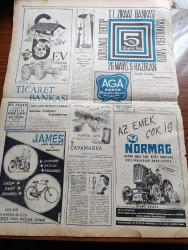 Yeni İstanbul Gazetesi - 6 Haziran 1952 - Mustafa Nermi - General Eisenhower Harbin Genişlemesini İstemiyor - Fransa'da Dün Kızıllar Yine Mağlup -  Halk Partisinin Kanunsuz Aldığı Paralar Hakkında Yeni Bir Teklif - Amerika Sovyetleri Dün De Protesto Etti - Ankara'da Dost Yunan Kralını Karşılama Töreni Provası Yapıldı - Kraliçe Elizabeth 26. Yaş Gününü Kutladı - Maskeli Hakikat Yazan Deniz Albayı Tevfik İnci Yazı Dizisi - Araba Vapuru Seferleri Islah Ediliyor - Kore'ye Gönderilecek Bayram Hediyeleri - Yurtta Girişilen Sıtma Mücadelesi - Ingrid Bergman Eski Kocasını İtham Ediyor - İsrail Ürdün Hududunda Çarpışma- Yunanistan'da Kadınlar Seçimlere İştirak Edecek - Avrupa'nın En Tehlikeli Adamı Skorzeny Anlatıyor Mussolini'yi Nasıl Kaçırdım Yazı Dizisi - Kıbrıs Türkleri Arasında Yazan Fikret Adil Yazı Dizisi - Ramazanlık Köşe Yazısı - Sümerbank - Ziraat Bankası - Türk Ticaret Bankası - James Motosikletleri - Aga Radyo - Normag Traktör - Çapamarka - Orgeneral Holl Ankara'ya Geliyor