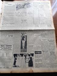 Yeni İstanbul Gazetesi - 7 Haziran 1952 - Mustafa Nermi - General Ridgway Kızıllara Sert Bir İhtarda Bulundu - Gelengül Tayfuroğlu Türkiye Güzellik Kraliçeliğine Seçildi - Albay Nuri Pamir Kore'de Şehit Oldu - Başbakan Adnan Menderes Rum Patrikhanesini Ziyaret Etti - Ürdün Kralı Tallal Yurduna Dönmek İstiyor - Maskeli Hakikat Yazan Deniz Albayı Tevfik İnci Yazı Dizisi - Hıfzıssıhha Enstitüsünün Bir Yıllık Çalışması - Yeni Maden Kanunu Meclise Veriliyor - İzmir'de Sahur Davulu Bir Mesele Oldu - Amiral Carney Karargâhının Yıldönümü - Bisiklet Yarışları - İran'da Ecnebi Okulları Yeni Talebe Alamayacak -  İspanyollara Karşı Milli Takım Nasıl Tertipleniyor -  Galatasaray Lille Takımıyla Oynuyor - Amerika'da Türk Delikanlıları - İstanbul'un En Eski İşyeri Balkapanı - Yeni Marlene Dietrich Kim - Rita Hayworth Sürekli Eş Değiştiriyor - Almanya Ve Bira - Kıbrıs Türkleri Arasında Yazan Fikret Adil Yazı Dizisi - İstanbul'un Büyük Bir Derdi Telefon - Demag Cereskalleri - BEA İngiliz Havayolları