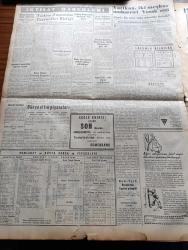 Yeni İstanbul Gazetesi - 7 Haziran 1952 - Mustafa Nermi - General Ridgway Kızıllara Sert Bir İhtarda Bulundu - Gelengül Tayfuroğlu Türkiye Güzellik Kraliçeliğine Seçildi - Albay Nuri Pamir Kore'de Şehit Oldu - Başbakan Adnan Menderes Rum Patrikhanesini Ziyaret Etti - Ürdün Kralı Tallal Yurduna Dönmek İstiyor - Maskeli Hakikat Yazan Deniz Albayı Tevfik İnci Yazı Dizisi - Hıfzıssıhha Enstitüsünün Bir Yıllık Çalışması - Yeni Maden Kanunu Meclise Veriliyor - İzmir'de Sahur Davulu Bir Mesele Oldu - Amiral Carney Karargâhının Yıldönümü - Bisiklet Yarışları - İran'da Ecnebi Okulları Yeni Talebe Alamayacak -  İspanyollara Karşı Milli Takım Nasıl Tertipleniyor -  Galatasaray Lille Takımıyla Oynuyor - Amerika'da Türk Delikanlıları - İstanbul'un En Eski İşyeri Balkapanı - Yeni Marlene Dietrich Kim - Rita Hayworth Sürekli Eş Değiştiriyor - Almanya Ve Bira - Kıbrıs Türkleri Arasında Yazan Fikret Adil Yazı Dizisi - İstanbul'un Büyük Bir Derdi Telefon - Demag Cereskalleri - BEA İngiliz Havayolları