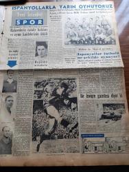 Yeni İstanbul Gazetesi - 7 Haziran 1952 - Mustafa Nermi - General Ridgway Kızıllara Sert Bir İhtarda Bulundu - Gelengül Tayfuroğlu Türkiye Güzellik Kraliçeliğine Seçildi - Albay Nuri Pamir Kore'de Şehit Oldu - Başbakan Adnan Menderes Rum Patrikhanesini Ziyaret Etti - Ürdün Kralı Tallal Yurduna Dönmek İstiyor - Maskeli Hakikat Yazan Deniz Albayı Tevfik İnci Yazı Dizisi - Hıfzıssıhha Enstitüsünün Bir Yıllık Çalışması - Yeni Maden Kanunu Meclise Veriliyor - İzmir'de Sahur Davulu Bir Mesele Oldu - Amiral Carney Karargâhının Yıldönümü - Bisiklet Yarışları - İran'da Ecnebi Okulları Yeni Talebe Alamayacak -  İspanyollara Karşı Milli Takım Nasıl Tertipleniyor -  Galatasaray Lille Takımıyla Oynuyor - Amerika'da Türk Delikanlıları - İstanbul'un En Eski İşyeri Balkapanı - Yeni Marlene Dietrich Kim - Rita Hayworth Sürekli Eş Değiştiriyor - Almanya Ve Bira - Kıbrıs Türkleri Arasında Yazan Fikret Adil Yazı Dizisi - İstanbul'un Büyük Bir Derdi Telefon - Demag Cereskalleri - BEA İngiliz Havayolları