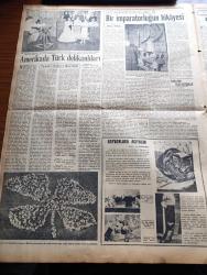 Yeni İstanbul Gazetesi - 7 Haziran 1952 - Mustafa Nermi - General Ridgway Kızıllara Sert Bir İhtarda Bulundu - Gelengül Tayfuroğlu Türkiye Güzellik Kraliçeliğine Seçildi - Albay Nuri Pamir Kore'de Şehit Oldu - Başbakan Adnan Menderes Rum Patrikhanesini Ziyaret Etti - Ürdün Kralı Tallal Yurduna Dönmek İstiyor - Maskeli Hakikat Yazan Deniz Albayı Tevfik İnci Yazı Dizisi - Hıfzıssıhha Enstitüsünün Bir Yıllık Çalışması - Yeni Maden Kanunu Meclise Veriliyor - İzmir'de Sahur Davulu Bir Mesele Oldu - Amiral Carney Karargâhının Yıldönümü - Bisiklet Yarışları - İran'da Ecnebi Okulları Yeni Talebe Alamayacak -  İspanyollara Karşı Milli Takım Nasıl Tertipleniyor -  Galatasaray Lille Takımıyla Oynuyor - Amerika'da Türk Delikanlıları - İstanbul'un En Eski İşyeri Balkapanı - Yeni Marlene Dietrich Kim - Rita Hayworth Sürekli Eş Değiştiriyor - Almanya Ve Bira - Kıbrıs Türkleri Arasında Yazan Fikret Adil Yazı Dizisi - İstanbul'un Büyük Bir Derdi Telefon - Demag Cereskalleri - BEA İngiliz Havayolları