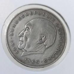 1979-F BATI ALMANYA DEUTSCHE 2 MARK ORİJİNAL MADENİ PARASI NADİR HARFLISI ÇOK ÇOK TEMİZ X2YY3R4 ÇOK NADİR