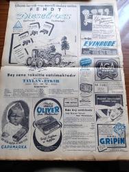 Yeni İstanbul Gazetesi - 18 Haziran 1952 - Mustafa Nermi - Esir Şehrin İnsanları Yazan Nureddin Demir (Kemal Tahir) Yazı Dizisi - Rusya'nın İsveç'i İstila Planları Meydana Çıktı - Kral Paul'ün Celal Bayar'a Bir Mesajı - Sosyalist Partiden 14 Kişi Yakalandı -  Esat Adil Müstecabioğlu - Yusuf Ahıskalı - Vahit Kıvılcım - Veli Dolu - Halk Partisinin Zimmetinde Bulunan Paralar - Limanlar Ve Silolar Kredisi - Şehir Tiyatrosunun Yeni Rejisörü Max Meinecke - Türkiye Fransa Kültür Anlaşması Dün İmzalandı - Rusya Amerikan Gemilerini İade Edecek - Ticanilerin Duruşması - Mahmutpaşa Çarşısı Nerede Başlar Ve Nerede Son Bulur - Birleşik Amerika'nın 1953 Bütçesi - Namık Kemal'in Magosa'sı - Kadın Hapishanesinde Doğan Çocuklar - Bulmaca - Tiyatro Eserleri Ve Mektep Çocukları - Fendt Dieselross Traktörleri - Meşhur Oliver Yazı Makineleri -  Çapamarka - Aga Radyo - Gripin - Pilli Luxor Radyo - Refik Şevket İnce İstifasını Geri Aldı