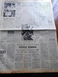 Yeni İstanbul Gazetesi - 15 Haziran 1952 - Mustafa Nermi - Esir Şehrin İnsanları Yazan Nureddin Demir (Kemal Tahir) Yazı Dizisi - Atlantik Ordusu Ve Türk Kuvvetleri - Sovyet Dışişleri Bakanı Andrei Gromyko İngiltere Elçisi Oldu - Berlin'de Sovyetler İngilizlere Nota Verdi - Ordu Mensupları Yeni Yargı Terfi Kanun Tasarısı Hazırlandı - Yunan Kral ve Kraliçesi Bu Akşam Hareket Ediyor - Fransa'da Komünistlere Baskınlar Devamda - Mudanyada da İnönü Heykeli Yıktırılıyor - Atçılık Kongresi - Okullarda Emniyet Ekipleri Kuruluyor - Cibali Sigara Fabrikası Tevsi Edilecek - Atom İle İşleyecek Denizaltı - Yeni Futbol Federasyonu Kuruldu - Türkiye Avusturya Arasında Mevcut Ticaret Münasebatı - Ankara İstanbul İzmir Radyosu Programı - Ramazanlık Köşe Yazısı -  Kıbrıs Türkleri Arasında Yazan Fikret Adil Yazı Dizisi - Burç Yorumları - Christian Dior'un Gazetemize Gönderdiği Yaz Modelleri - Lizbondaki Saltanat Arabaları Müzesi - Nevrozin - Selve Dizel Motorları - Çapamarka- Singer Saatleri - Luxor