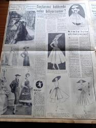 Yeni İstanbul Gazetesi - 15 Haziran 1952 - Mustafa Nermi - Esir Şehrin İnsanları Yazan Nureddin Demir (Kemal Tahir) Yazı Dizisi - Atlantik Ordusu Ve Türk Kuvvetleri - Sovyet Dışişleri Bakanı Andrei Gromyko İngiltere Elçisi Oldu - Berlin'de Sovyetler İngilizlere Nota Verdi - Ordu Mensupları Yeni Yargı Terfi Kanun Tasarısı Hazırlandı - Yunan Kral ve Kraliçesi Bu Akşam Hareket Ediyor - Fransa'da Komünistlere Baskınlar Devamda - Mudanyada da İnönü Heykeli Yıktırılıyor - Atçılık Kongresi - Okullarda Emniyet Ekipleri Kuruluyor - Cibali Sigara Fabrikası Tevsi Edilecek - Atom İle İşleyecek Denizaltı - Yeni Futbol Federasyonu Kuruldu - Türkiye Avusturya Arasında Mevcut Ticaret Münasebatı - Ankara İstanbul İzmir Radyosu Programı - Ramazanlık Köşe Yazısı -  Kıbrıs Türkleri Arasında Yazan Fikret Adil Yazı Dizisi - Burç Yorumları - Christian Dior'un Gazetemize Gönderdiği Yaz Modelleri - Lizbondaki Saltanat Arabaları Müzesi - Nevrozin - Selve Dizel Motorları - Çapamarka- Singer Saatleri - Luxor