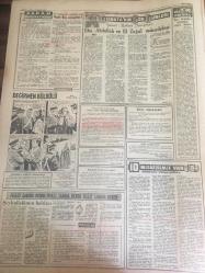 YENİ SABAH GAZETESİ 22 EYLÜL 1963 YIL :26 SAYI :8809--Ekrem Alican ,açıkladı  Hükümet  tarafsız değil --1964 turizm  için  hamle yılı  olacak --1000 Türk' ten  Biri Almanya 'da İşçi --Tekel 9 çeşit  hazır  kokteyl  imal  ediyor --Şilili  bir  bilgine göre 37 yıl sonra kıyamet kopacak --M.P ,Akis 'in  İddialarını  Yalanladı ---- Hasbi Bey  ,suçsuzdur  :Siyavuşgil ---Nato ve Varşova Paktı  Devletleri Anlaşmalı --Türkiye -Polonya --Amatör Futbol Takımımz Lübnan 'ı  4-0 yendi ---Çukurova Id.Yurdu ve Adana D.Spor Galip--Güneş Spor  :1 B.Beyi  :0 -Vefa :2 Altındağ :1--Basketbolda  Bugün Mısır la Oynuyoruz --Beş yaşında  şiş kebabı  ve  dönerli pilavla beslenen Tamiroff aşçılığa  bayılıyor --Viyanalı Eski Bir Otomobil Yarışçısı ve E.Sommer 'ın  eski  eşi Oya Tarıya aşık  oldu ---12 yaşında ,3 türkü için 75 lira alıyor --Alaeddin Yavaşca Doktorluğu Bırakıp  Yalnız Musiki ile Uğraşacak ---Ayhan Işık 'la --Turgay  15 Senede 42 Defa Milli Formayı  Giymiş  ,37 Defa Da Kaptanlık Yapmış ---