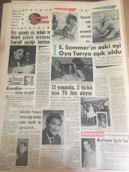 YENİ SABAH GAZETESİ 22 EYLÜL 1963 YIL :26 SAYI :8809--Ekrem Alican ,açıkladı  Hükümet  tarafsız değil --1964 turizm  için  hamle yılı  olacak --1000 Türk' ten  Biri Almanya 'da İşçi --Tekel 9 çeşit  hazır  kokteyl  imal  ediyor --Şilili  bir  bilgine göre 37 yıl sonra kıyamet kopacak --M.P ,Akis 'in  İddialarını  Yalanladı ---- Hasbi Bey  ,suçsuzdur  :Siyavuşgil ---Nato ve Varşova Paktı  Devletleri Anlaşmalı --Türkiye -Polonya --Amatör Futbol Takımımz Lübnan 'ı  4-0 yendi ---Çukurova Id.Yurdu ve Adana D.Spor Galip--Güneş Spor  :1 B.Beyi  :0 -Vefa :2 Altındağ :1--Basketbolda  Bugün Mısır la Oynuyoruz --Beş yaşında  şiş kebabı  ve  dönerli pilavla beslenen Tamiroff aşçılığa  bayılıyor --Viyanalı Eski Bir Otomobil Yarışçısı ve E.Sommer 'ın  eski  eşi Oya Tarıya aşık  oldu ---12 yaşında ,3 türkü için 75 lira alıyor --Alaeddin Yavaşca Doktorluğu Bırakıp  Yalnız Musiki ile Uğraşacak ---Ayhan Işık 'la --Turgay  15 Senede 42 Defa Milli Formayı  Giymiş  ,37 Defa Da Kaptanlık Yapmış ---