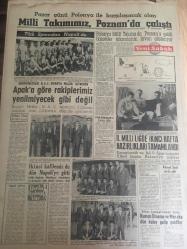 YENİ SABAH GAZETESİ  20 EYLÜL 1963 YIL :26 SAYI :8807--Zelzeleye karşı bütün  hastaneler  boş yatak  hazırladı  :24 saat içinde deprem sayısı 142 'yi buldu --Bekat'nın  sözlerine YTP VE CKMP kızdı --Turistler azalınca  Fransa  telaşlandı ---Kennedy  'ye  ait  kahramanlık  filmi bitirildi --Plancıların  gafı :Siyavuşgil --B.Amerika ve İspanya  'da su baskınları  büyük tahribat  yaptı ---40 ton buğdayın altında  kalan çocuk boğuldu ---Milli Takımımız ,Poznan 'da Çalıştı --Apak 'a  göre rakiplerimiz  yenilmeyecek  gibi  değil --- 2.Milli Ligde İkinci Hafta Hazırlıklar  Tamamlandı --İkinci Kafilemiz de Dün Napoli 'ye  Gitti --Rumen  Dinamo  ve Monako Dün Kolay Galip Geldiler ---