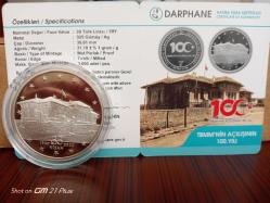 2020 TBMM'NİN AÇILIŞININ 100.YILI ANISINA DARPHANE BASKISI GÜMÜŞ HATIRA PARASI