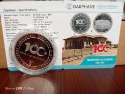 2020 TBMM'NİN AÇILIŞININ 100.YILI ANISINA DARPHANE BASKISI GÜMÜŞ HATIRA PARASI